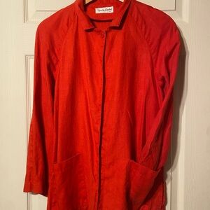 Diane Von Furstenberg Scarlet Jacket/ Chore Coat